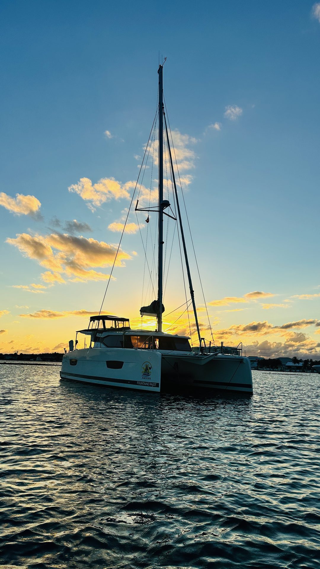 Sailing in beautiful waters